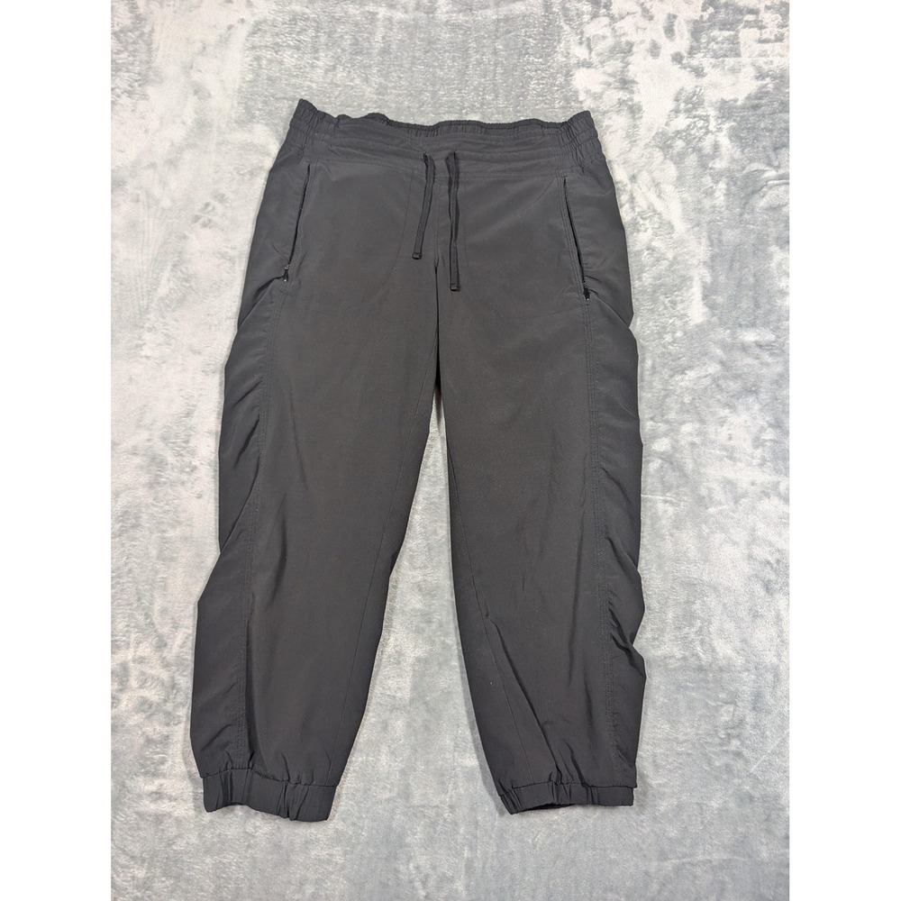 Athleta Pants Womens 6 Black Jogger Stretch Elastic Waist Athletic Recycled